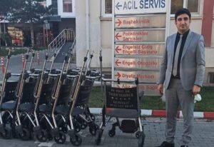 Prof. Dr. Taner Demirer’den ilçemize tekerlekli sandalye desteği