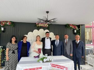 Yerköy’de yılın düğünü, Fatih Eraslan ve Tutku Çetin dünya evine girdi