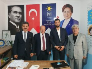 İYİ Parti Yerköy İlçe Başkanlığında Görev Değişimi