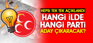 Yozgat’ta AK Parti ve MHP kendi adaylarıyla yarışacak