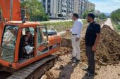 Yerköy Belediye Başkanı Av. Fatih Arslan, taşkın su kanalı projesini inceledi