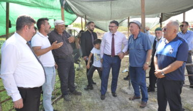 Başkan Arslan, Kurban Bayramı öncesi hayvan pazarında üreticilerle buluştu