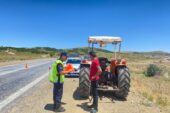 Yozgat Merkez İlçe Trafik Jandarması’ndan, Traktör Sürücülerine Önemli Trafik Eğitimi