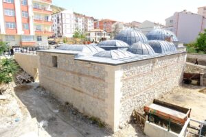Yozgat’ta Tarihi ‘Yanan Hamam’da Restorasyon Çalışmalarında Sona Gelindi