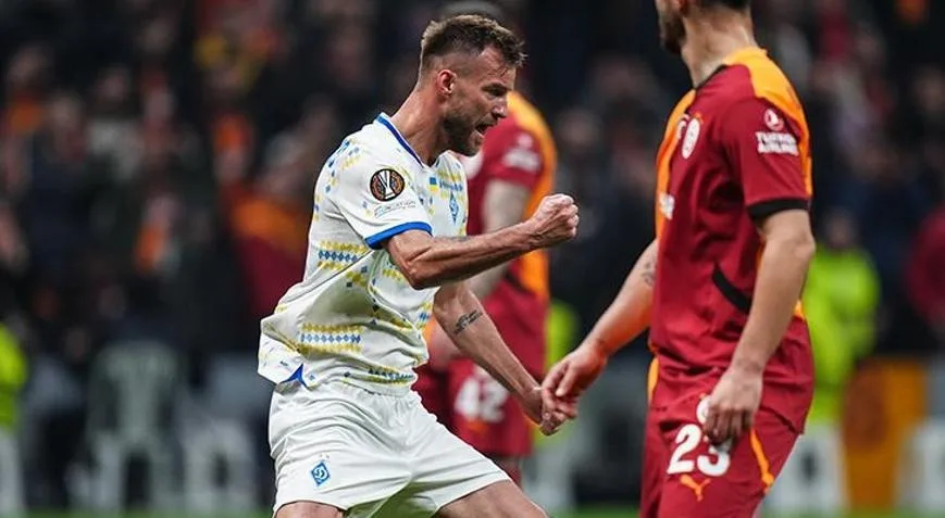 Galatasaray, UEFA Avrupa Ligi'nde 2-0 öne geçtiği maçta Dinamo Kiev