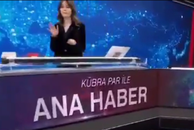 RTÜK Başkanı Ebubekir Şahin, TV100 Ana Haber sunucusu Kübra Par’ın