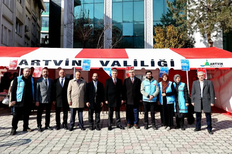 Artvin Valisi Turan Ergün, Artvin İl Müftülüğü tarafından Asrın Felaketini