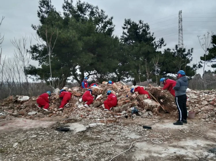 Edirne’de Keşan Doğal Afet Arama Kurtarma Derneği (KEDAK), senaryo gereği