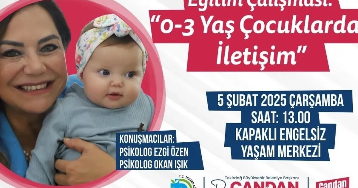 Tekirdağ Büyükşehir Belediyesi, 0-3 yaş arası çocukların gelişimini desteklemek amacıyla