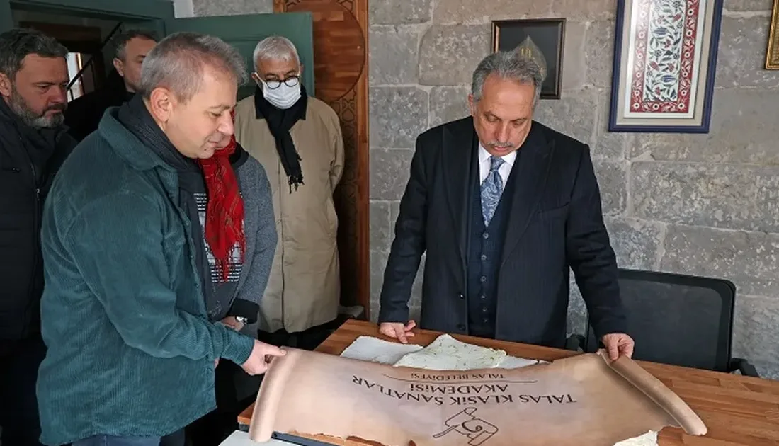 Kayseri Talas Belediye Başkanı Mustafa Yalçın tarafından yine bir ilk