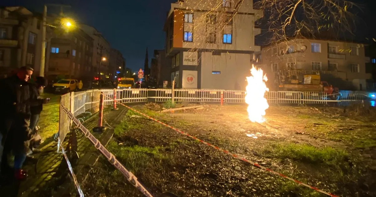 Kartepe’de sondaj çalışması sırasında yer altında doğal yollarla oluşan ve