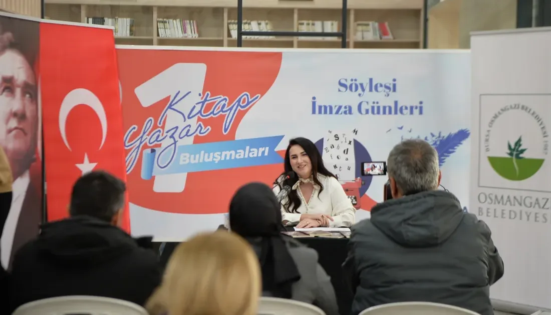 Bursa Osmangazi Belediyesi’nin düzenlediği ‘1 kitap 1 yazar’ buluşmasına konuk