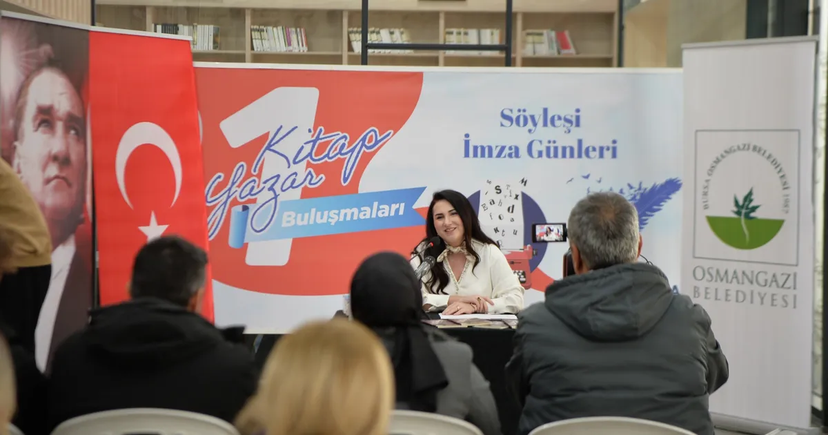 Bursa Osmangazi Belediyesi’nin düzenlediği ‘1 kitap 1 yazar’ buluşmasına konuk