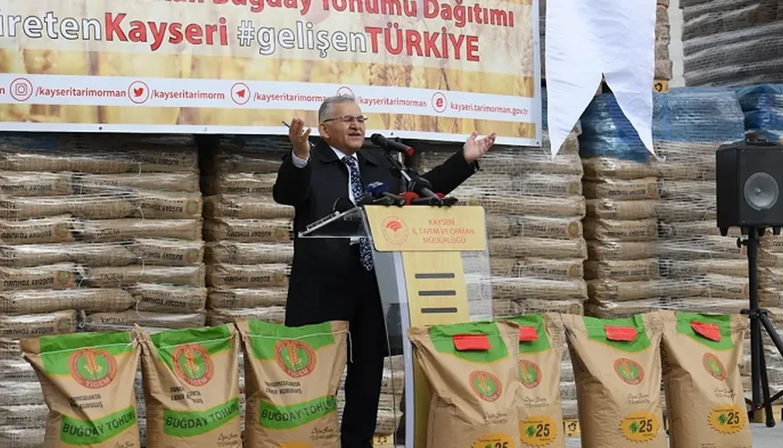 Kayseri Büyükşehir Belediyesi’nin tarıma yönelik yatırımları ve çiftçilere sağladığı destekler,