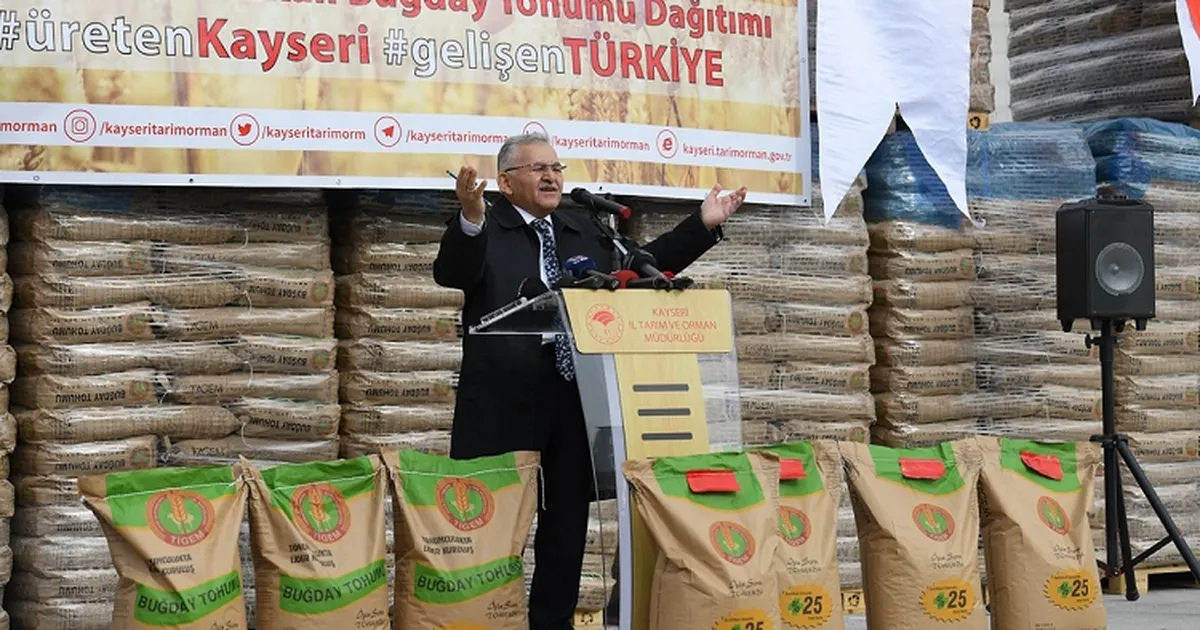 Kayseri Büyükşehir Belediyesi’nin tarıma yönelik yatırımları ve çiftçilere sağladığı destekler,