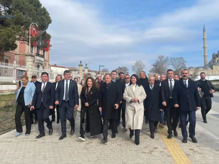 CHP Genel Başkan Yardımcısı Gökhan Zeybek ve Belediye Başkanları Edirne’de