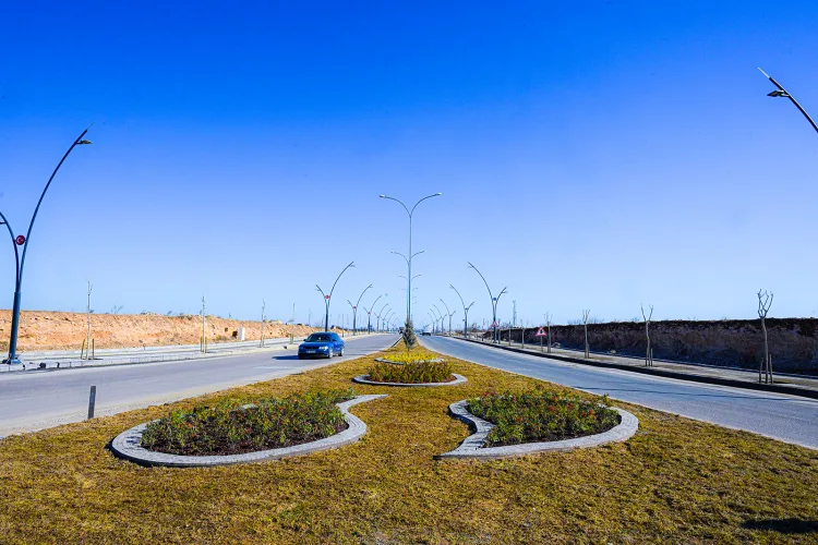 Malatya Büyükşehir Belediyesi tarafından çalışmaların tamamlandığı Kuzey Kuşak Yolu Kudüs