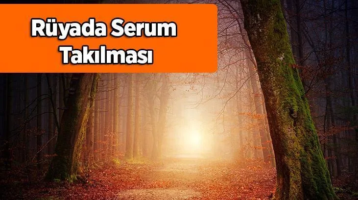 Rüyada serum takılması, müjdeli haberler alacağınıza işaret eder. Alınan bu