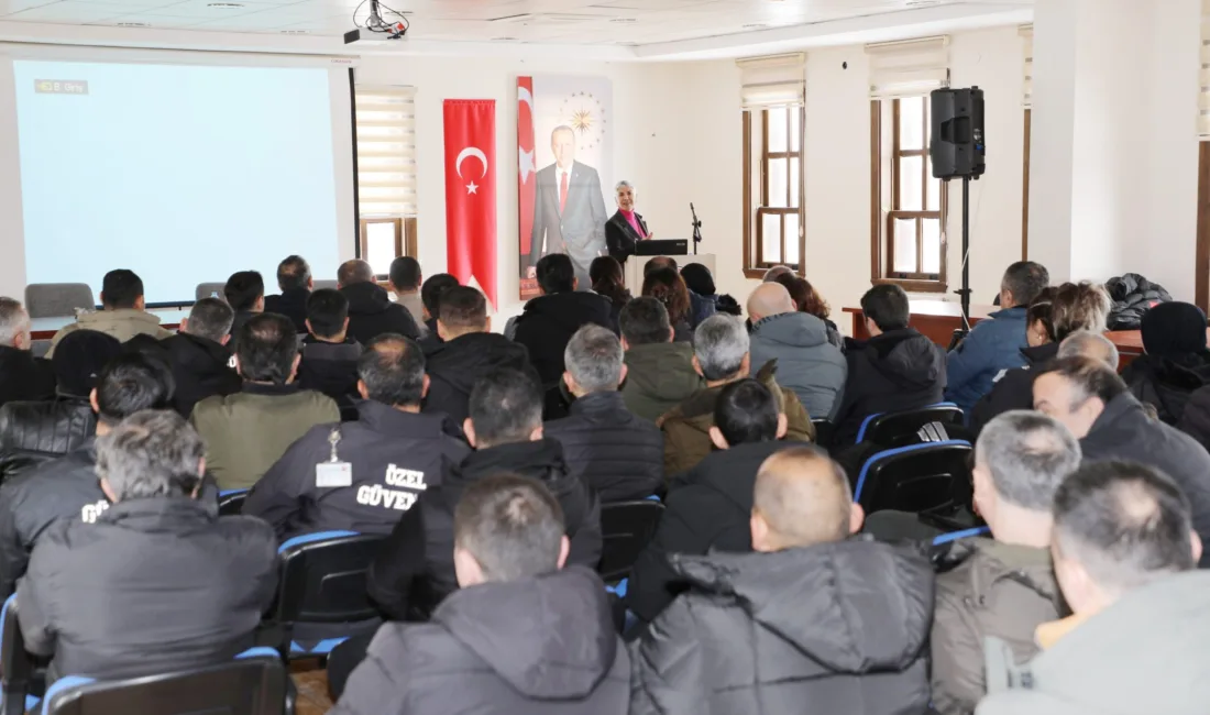 Yozgat Bozok Üniversitesi, özel güvenlik görevlilerine yönelik "Protokol ve Etkili