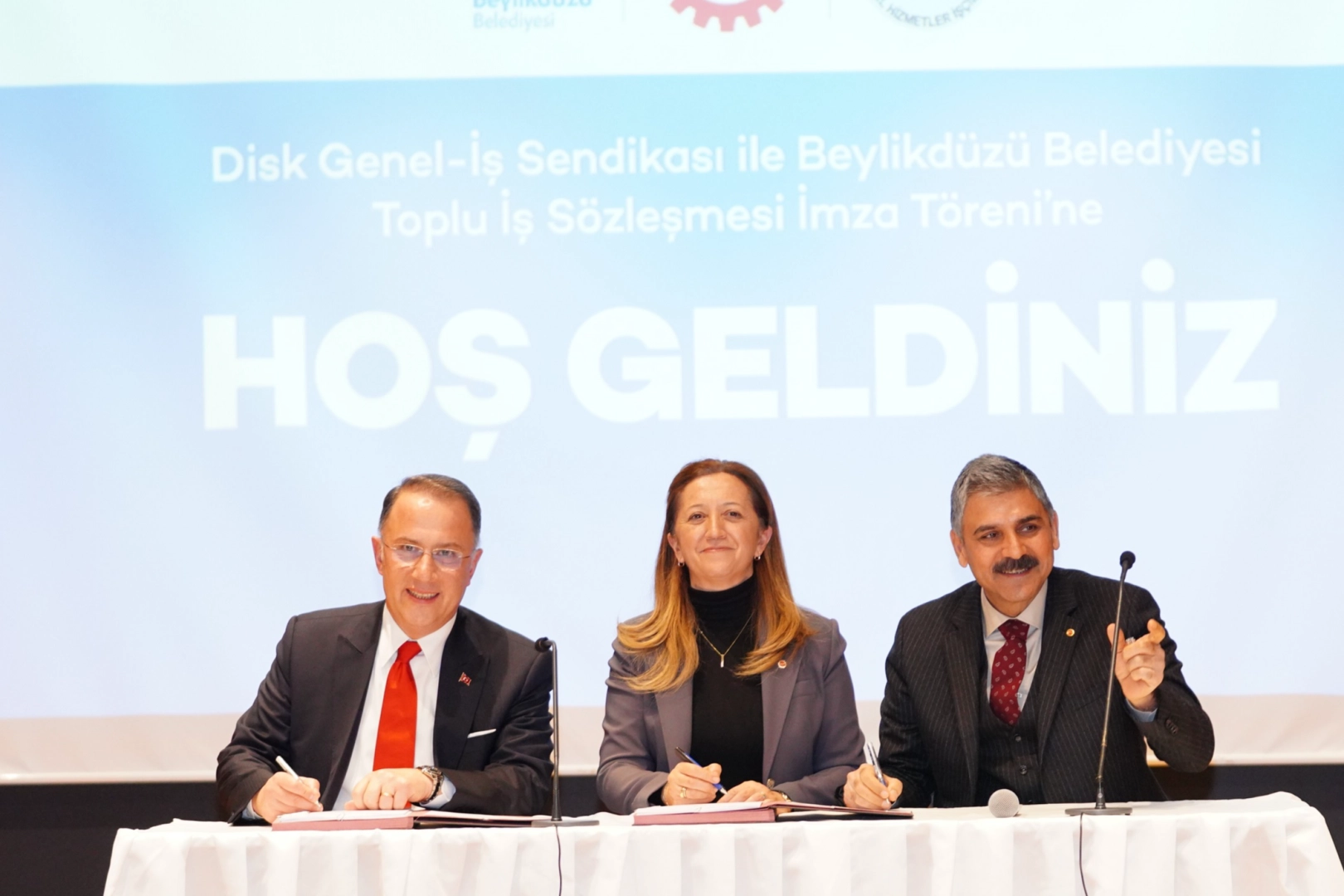 İstanbul Beylikdüzü Belediyesi ve DİSK Genel-İş Sendikası, belediye çalışanlarının haklarını