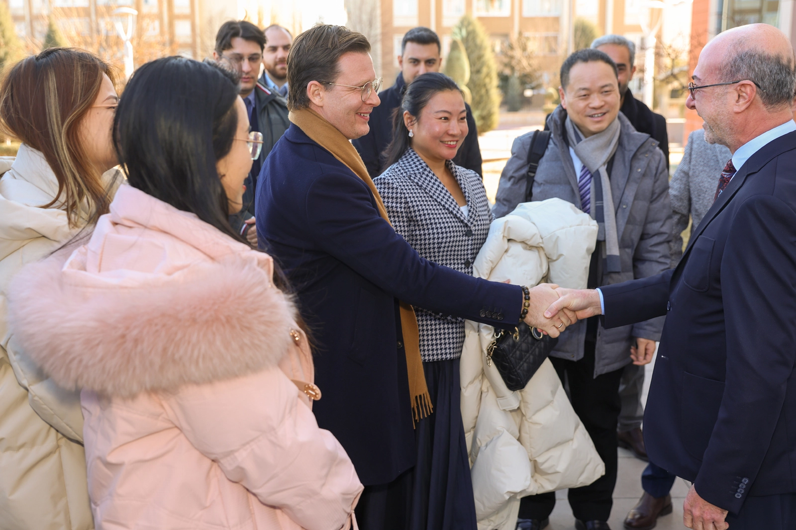 Çin’den Konya’ya bir dizi ziyaretler için gelen Çinli iş adamları,