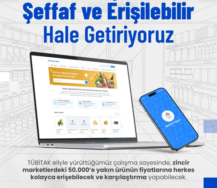 Sanayi ve Teknoloji Bakanı Mehmet Fatih Kacır, market fiyatlarının karşılaştırılabileceği,