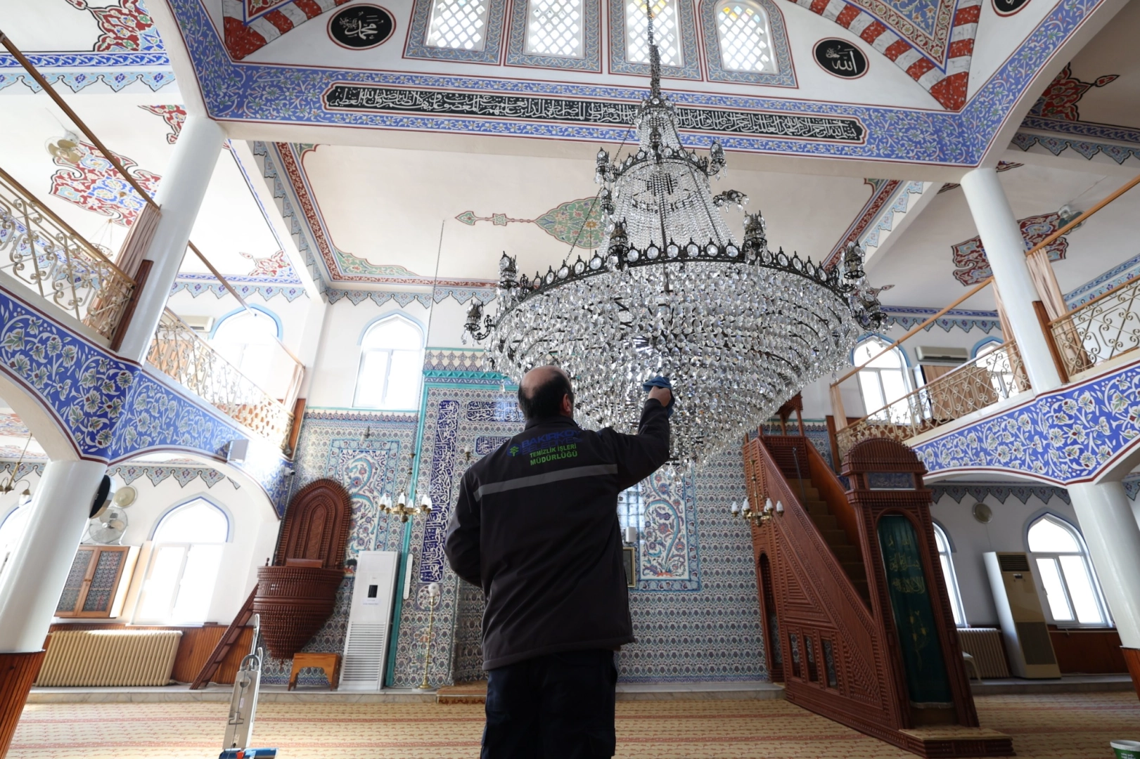 Vatandaşların ramazan ayı boyunca ibadetlerini daha hijyenik bir ortamda gerçekleştirebilmeleri