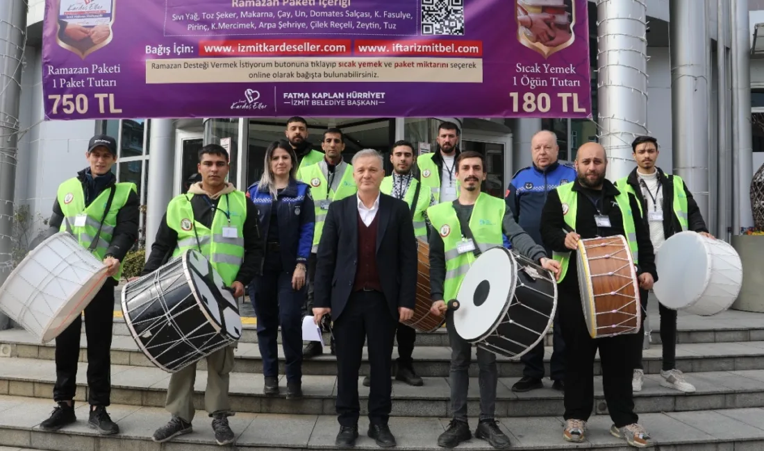 Ramazan ayı boyunca İzmitlileri sahura kaldıracak davulcular belli oldu. İzmit