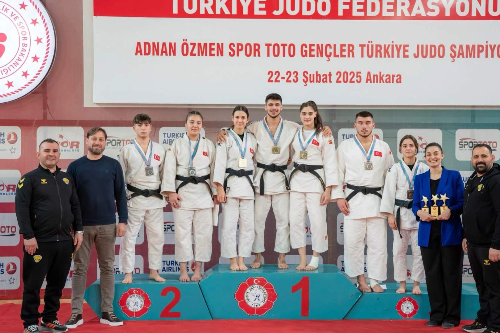 Konya Büyükşehir Belediyesi Judo Takımı, Ankara’da düzenlenen Gençler Türkiye Judo