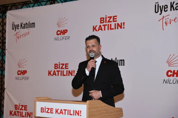 Cumhuriyet Halk Partisi (CHP) Nilüfer İlçe Örgütü, geniş katılımlı bir