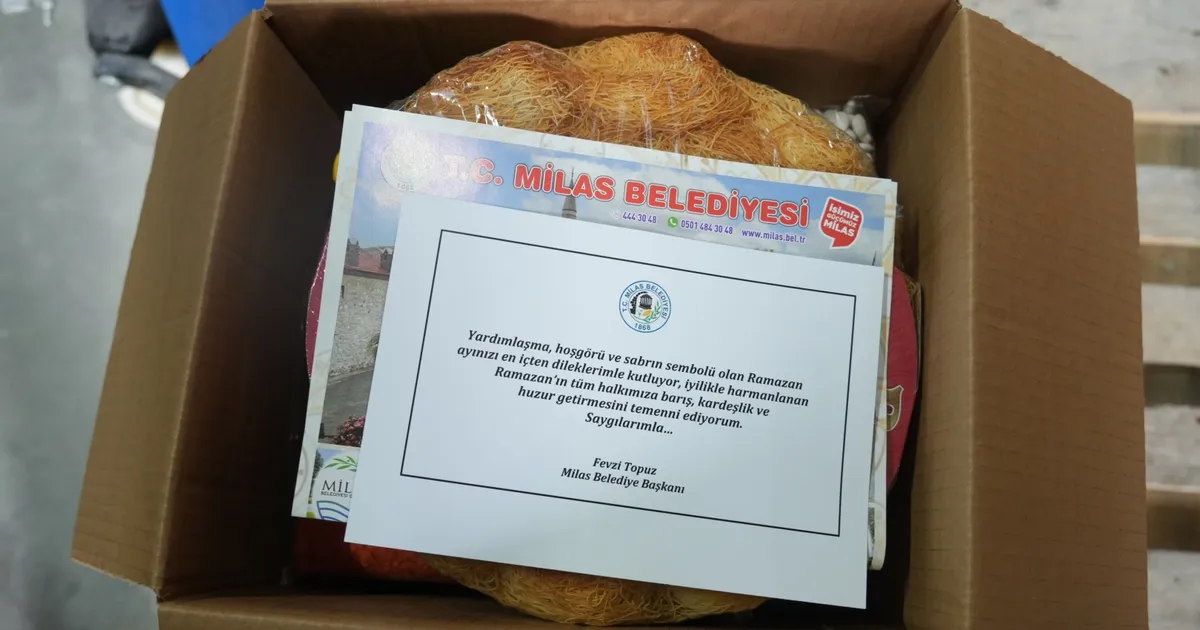 Milas Belediyesi birlik, beraberlik ve dayanışmanın simgesi olan Ramazan ayında