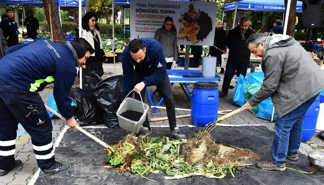 İzmir Büyükşehir Belediyesi, sürdürülebilir atık yönetimi ve tarımsal alanların canlandırılması