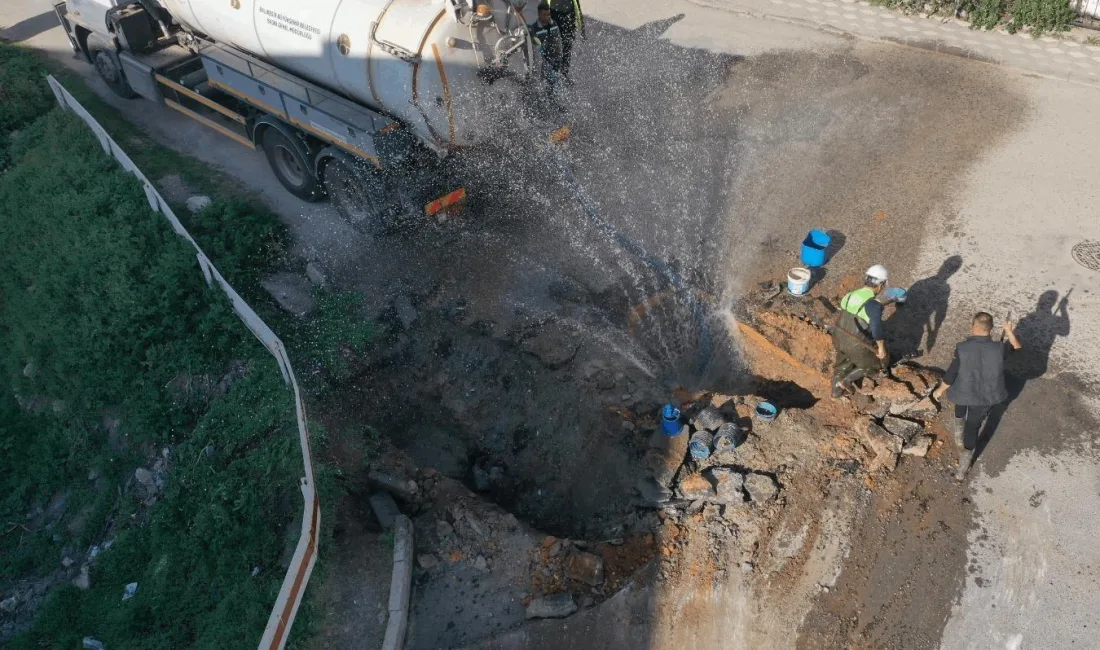 Balıkesir Ayvalık’ta içme suyu kayıplarının önüne geçmek amacıyla kapsamlı bir