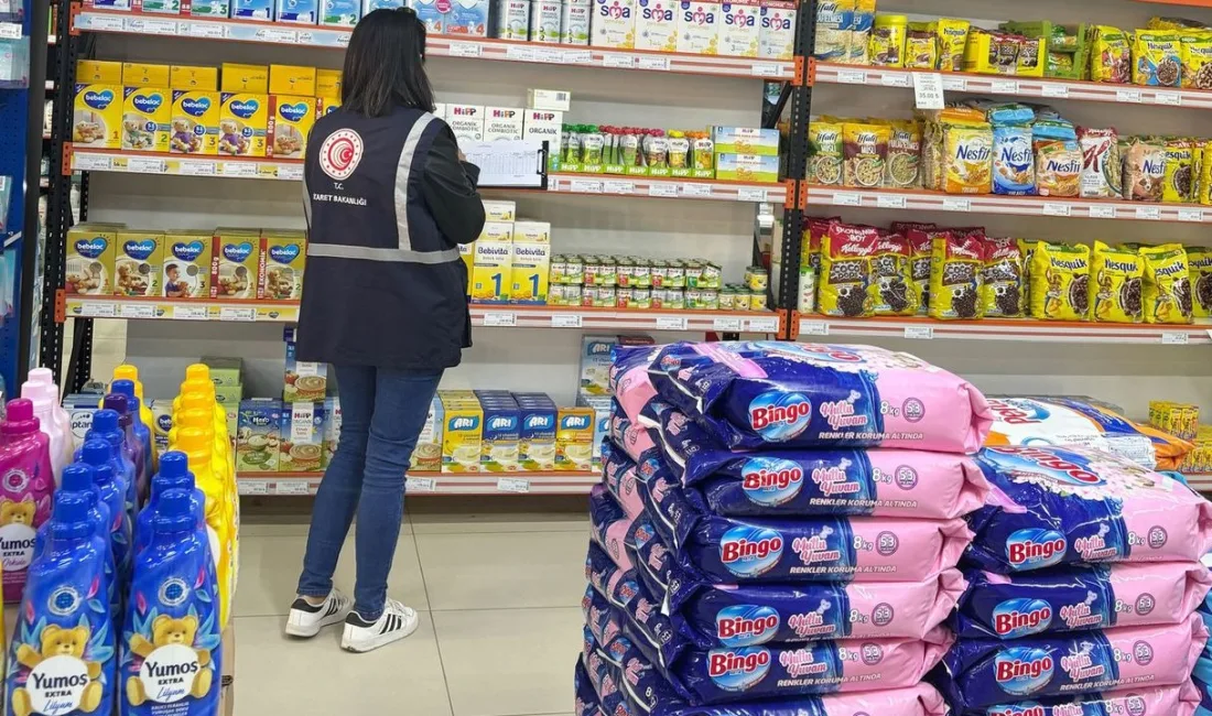 Ticaret İl Müdürlüğü ekipleri, Ramazan Bayramı öncesinde Yozgat'taki marketlerde fahiş