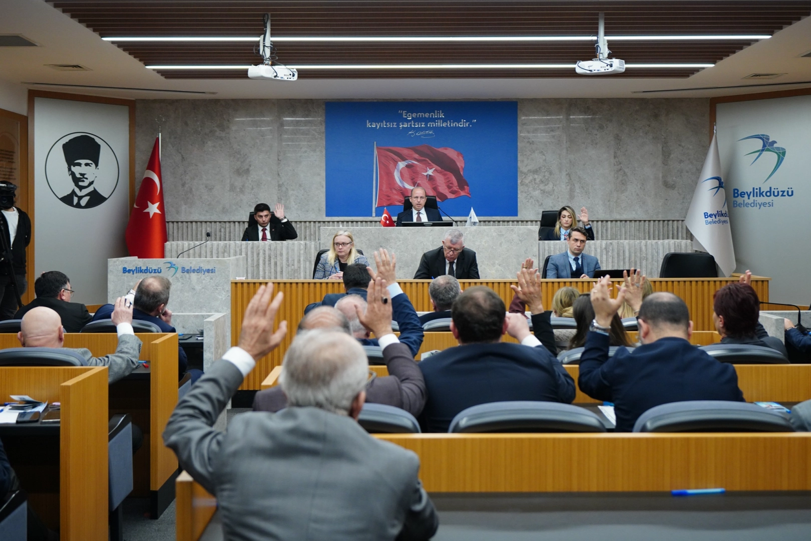 İstanbul Beylikdüzü Belediyesi Mart ayı Meclis Toplantısı’nın 1. birleşimi, Beylikdüzü