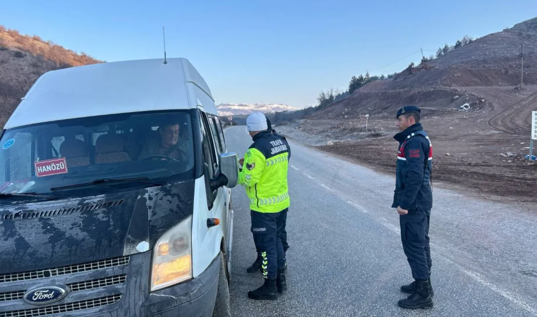 Yozgat İl Jandarma Komutanlığı, okul servis araçlarının güvenliğini artırmak için