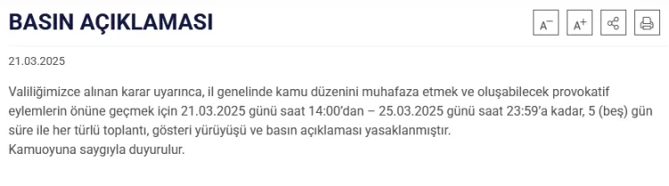 Provokatif eylemlerin önünü kesmek adına İstanbul’da önceki gün başlayan, Ankara